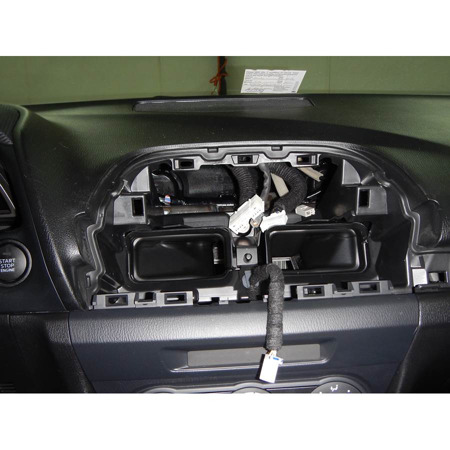 2014 Mazda 3 Factory radio removed