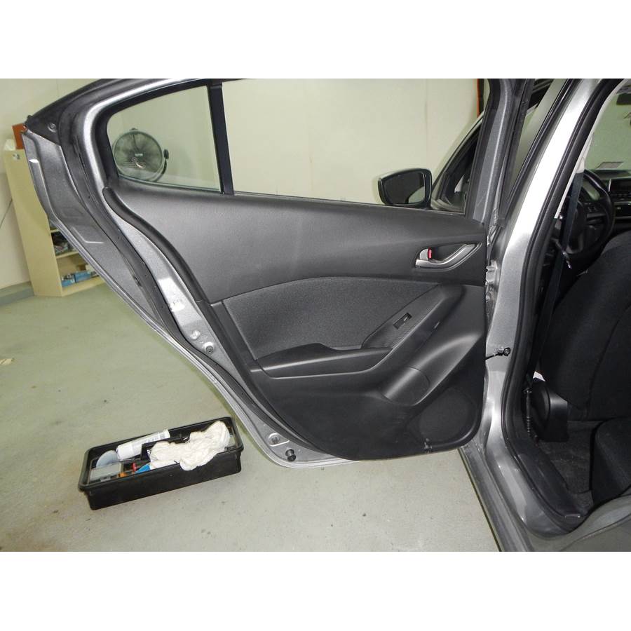 2014 Mazda 3 Rear door speaker location
