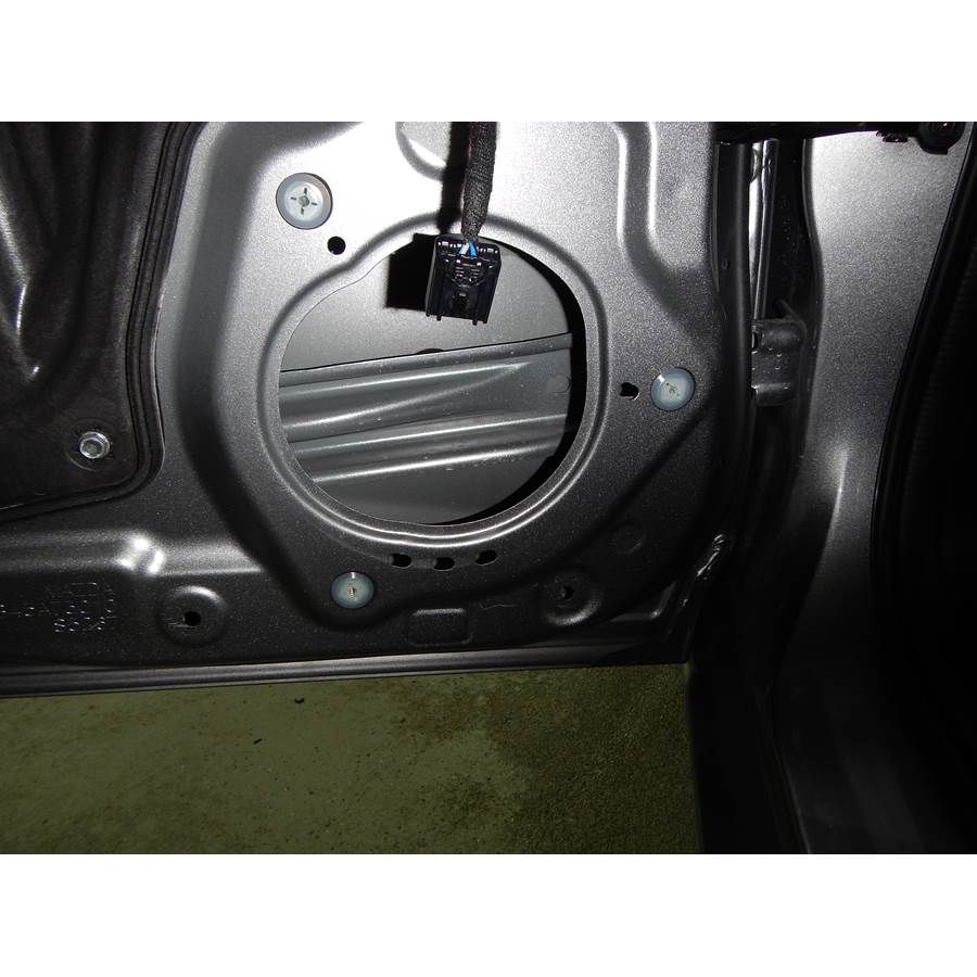 2014 Mazda 3 Rear door speaker removed