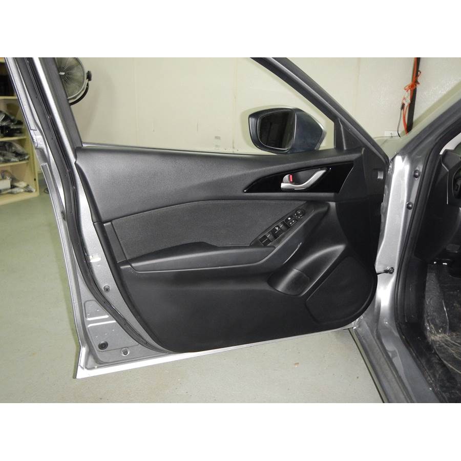 2017 Mazda 3 Front door speaker location