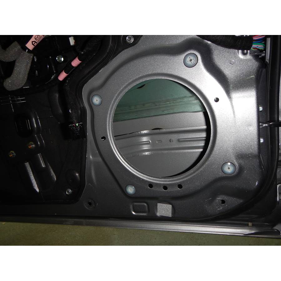 2018 Mazda 3 Front speaker removed