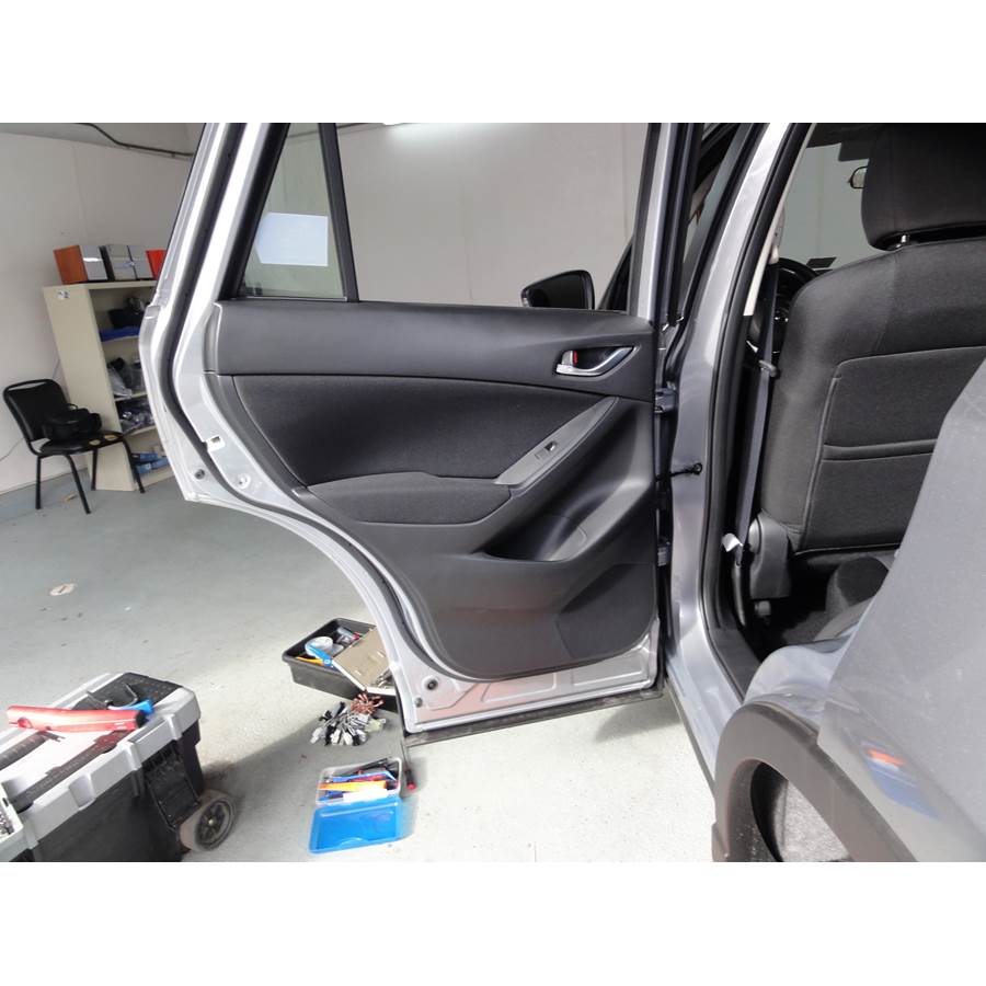 2014 Mazda CX-5 Rear door speaker location