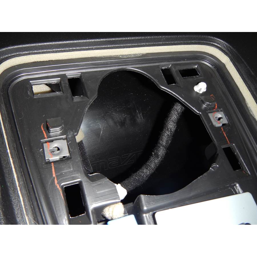 2013 Mazda CX-5 Center dash speaker removed
