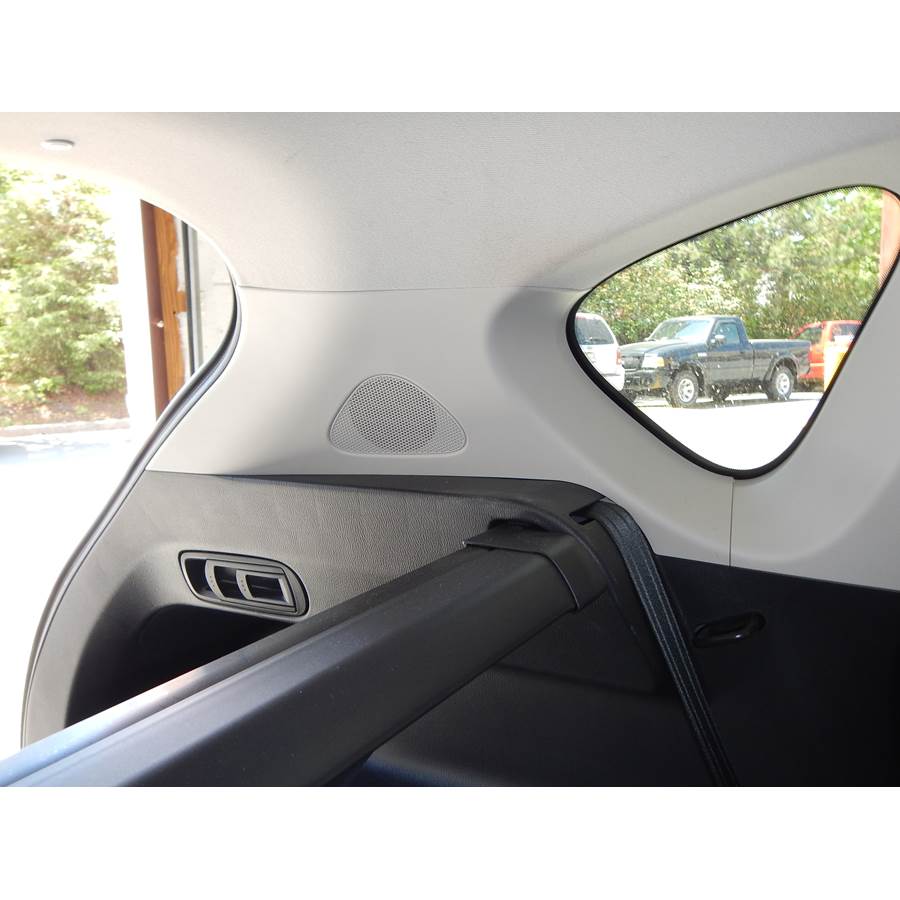 2014 Mazda CX-5 Rear pillar speaker location