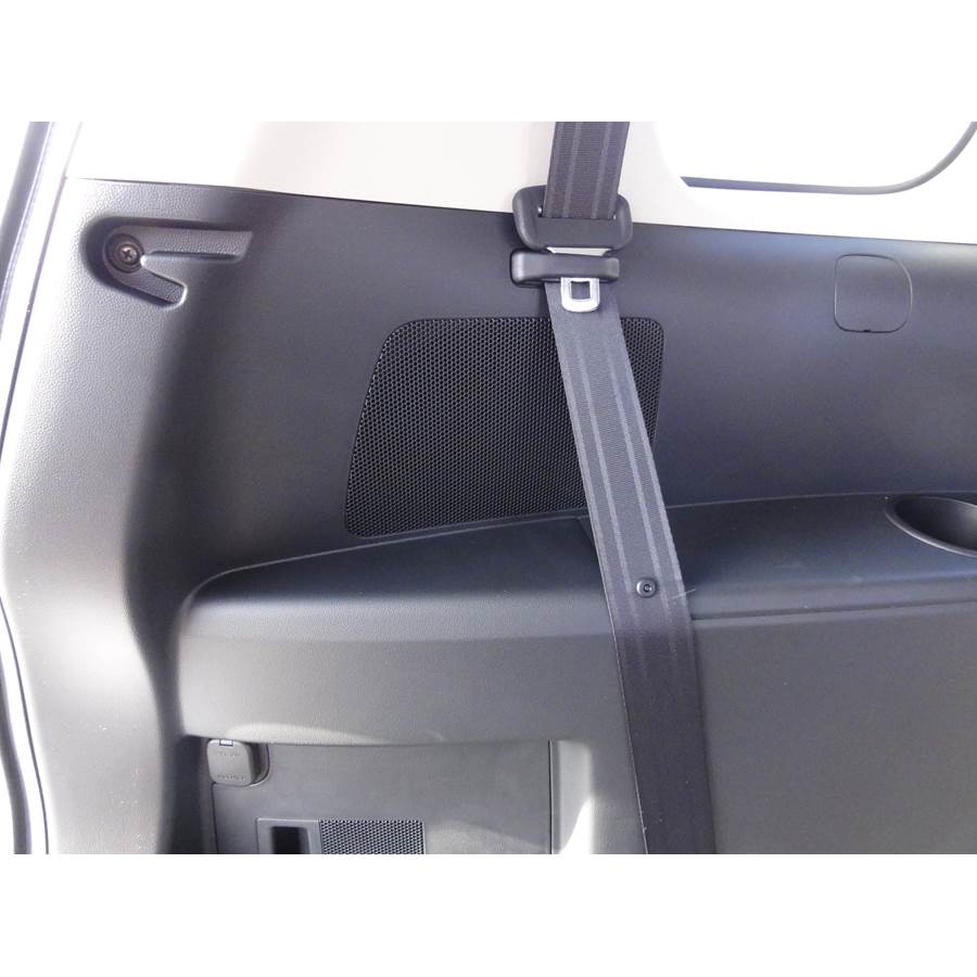 2013 Mazda 5 Far-rear side speaker location