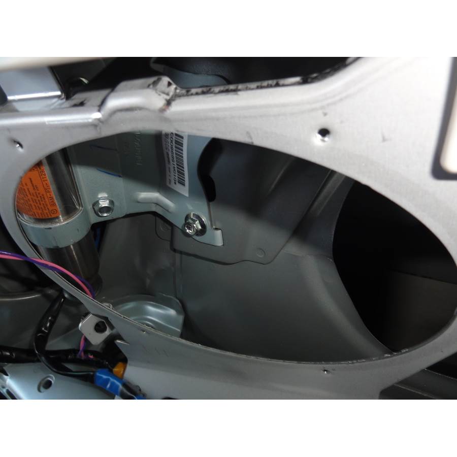 2012 Mazda 5 Far-rear side speaker removed