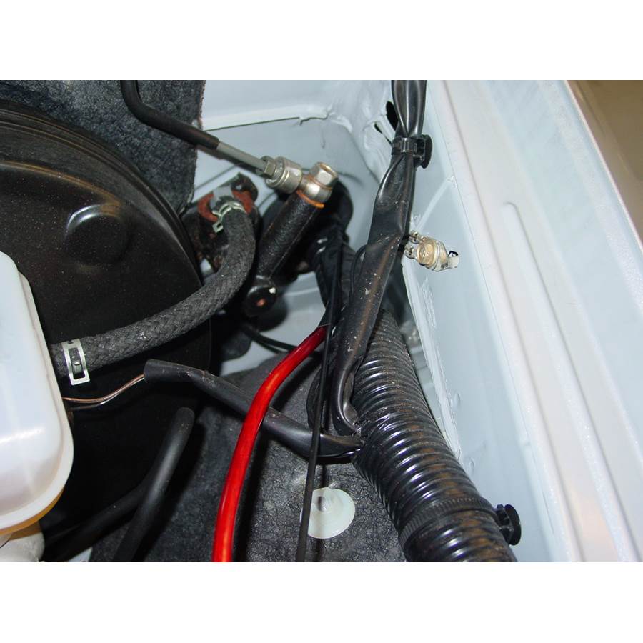 2007 Mazda RX8 Firewall access