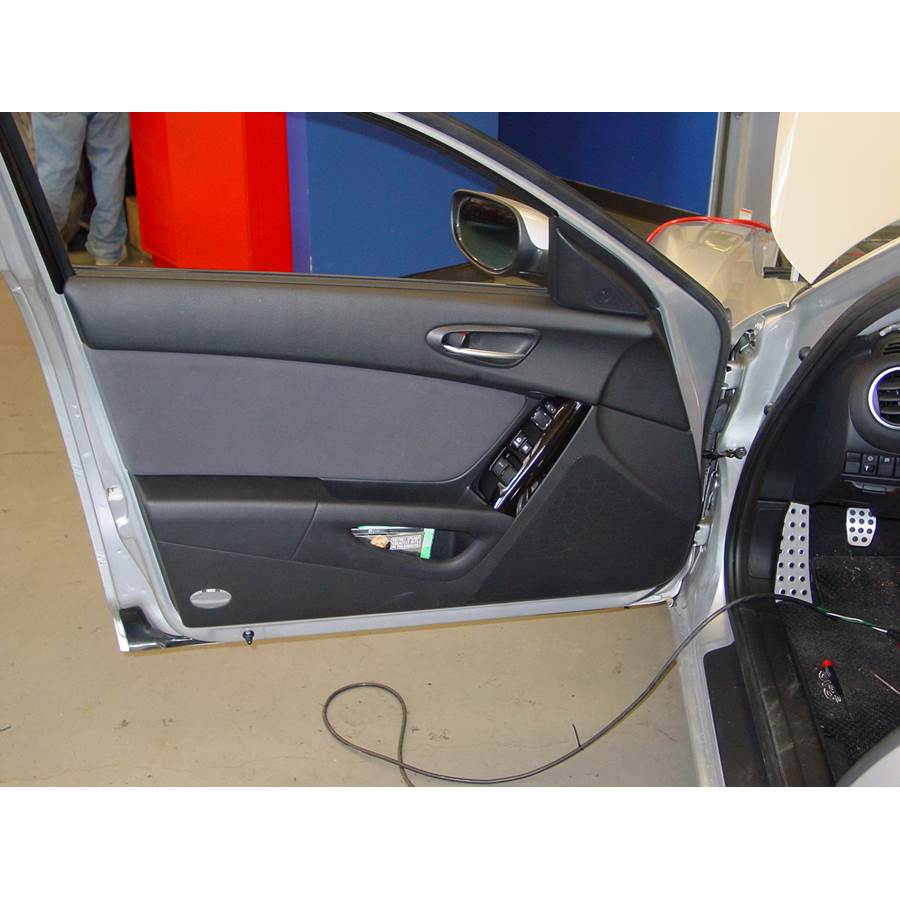 2009 Mazda RX8 Front door speaker location
