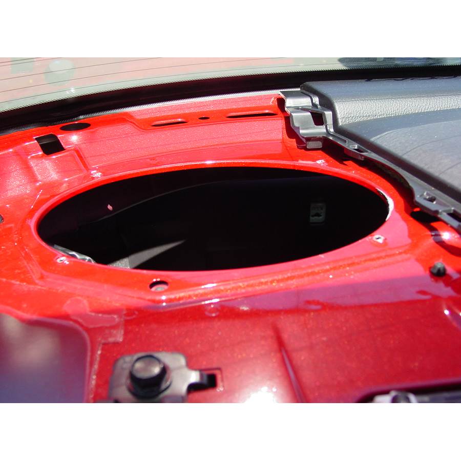 2004 Mazda RX8 Rear deck speaker removed