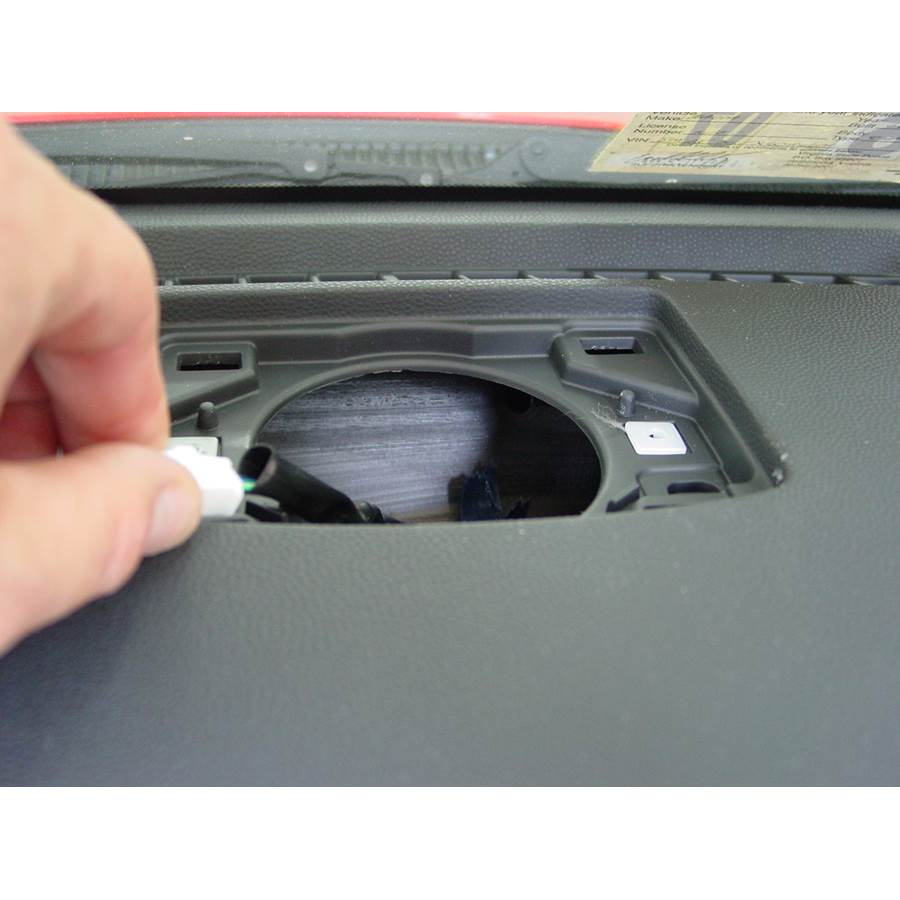 2012 Mazda MX5 Center dash speaker removed