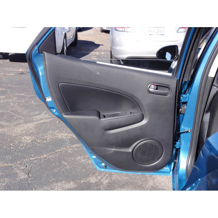 2011 Mazda 2 Rear door speaker location