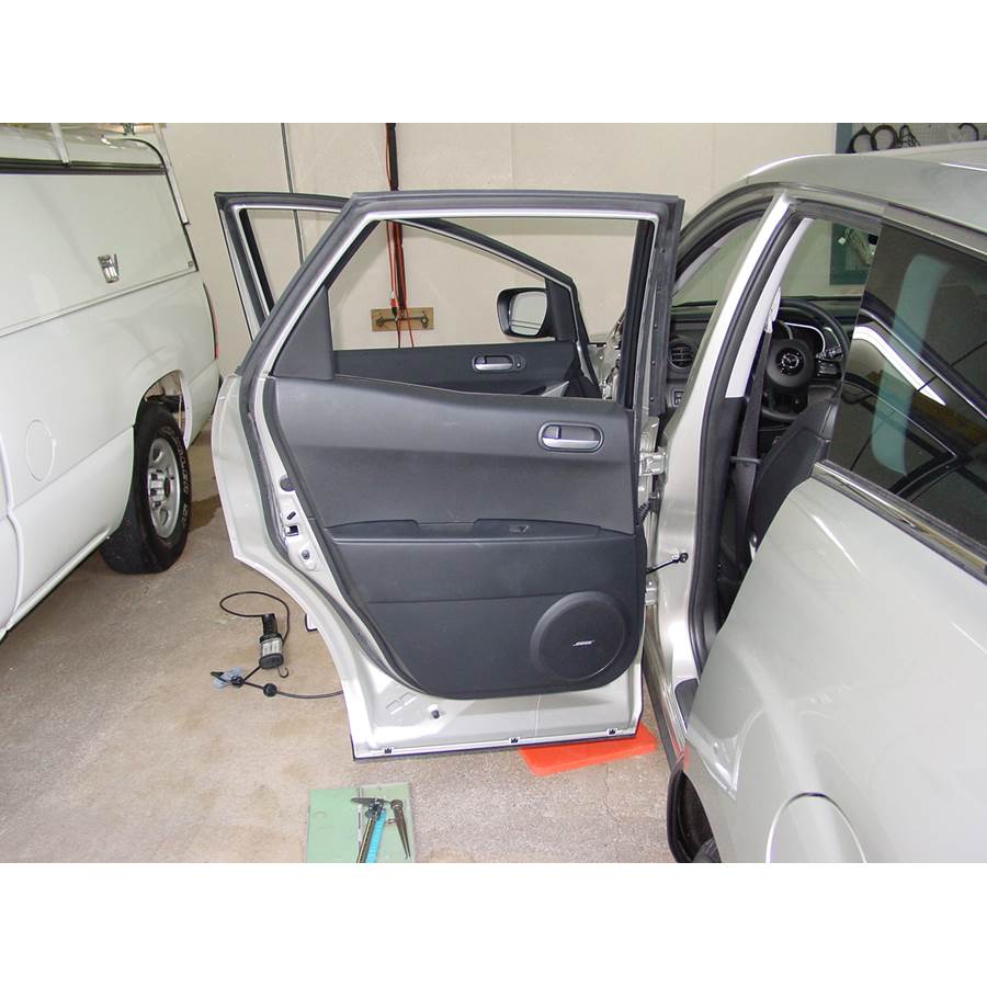 2010 Mazda CX-7 Rear door speaker location
