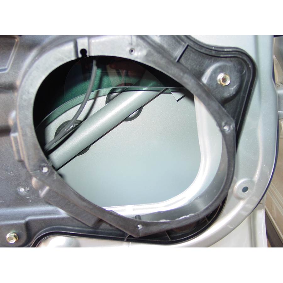 2010 Mazda CX-7 Rear door speaker removed