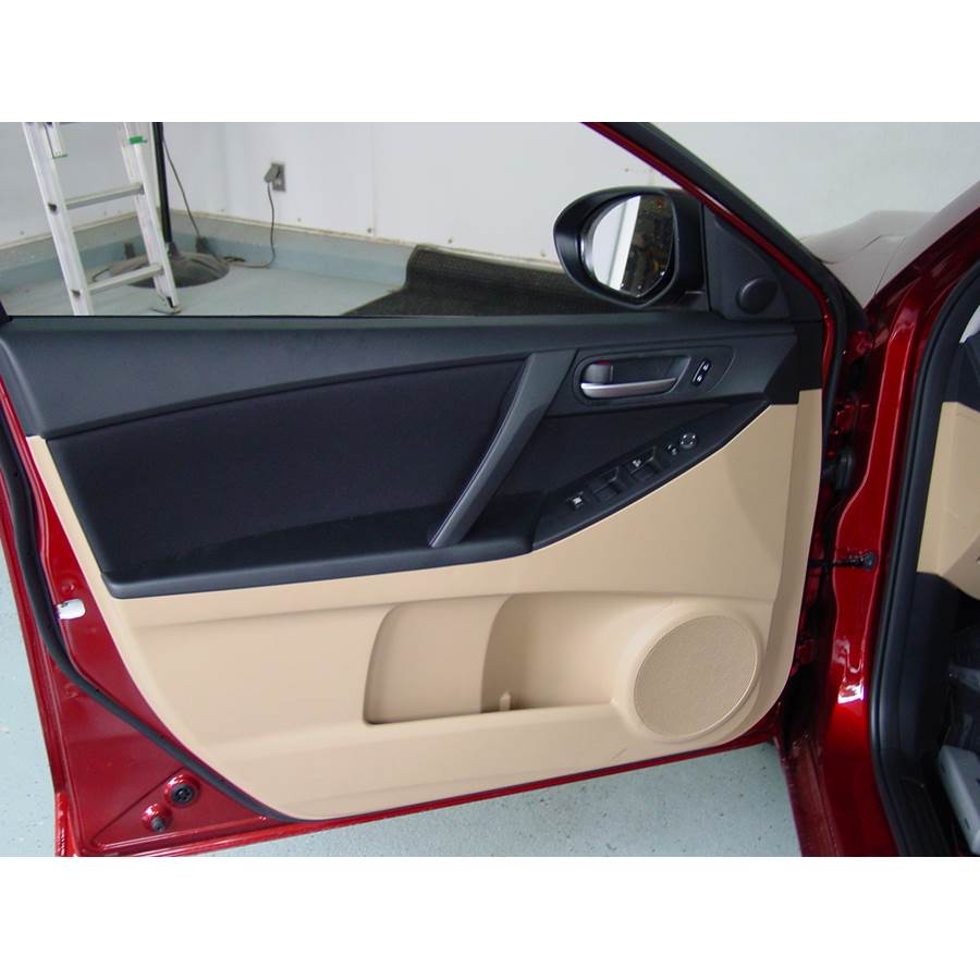 2010 Mazda 3 Front door speaker location