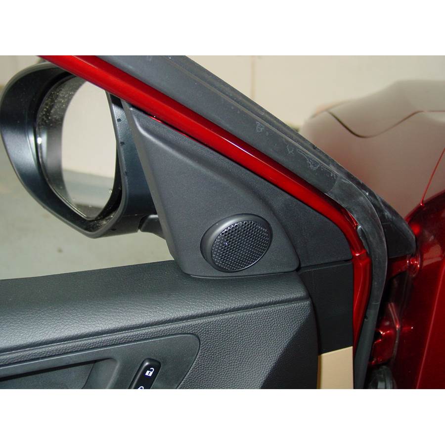 2012 Mazda 3 Front door tweeter location
