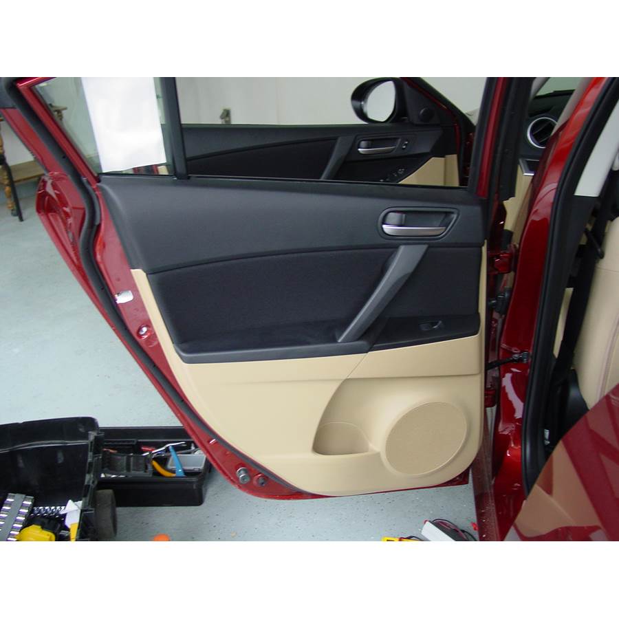 2010 Mazda 3 Rear door speaker location