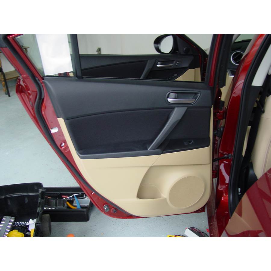 2012 Mazda 3 Rear door speaker location
