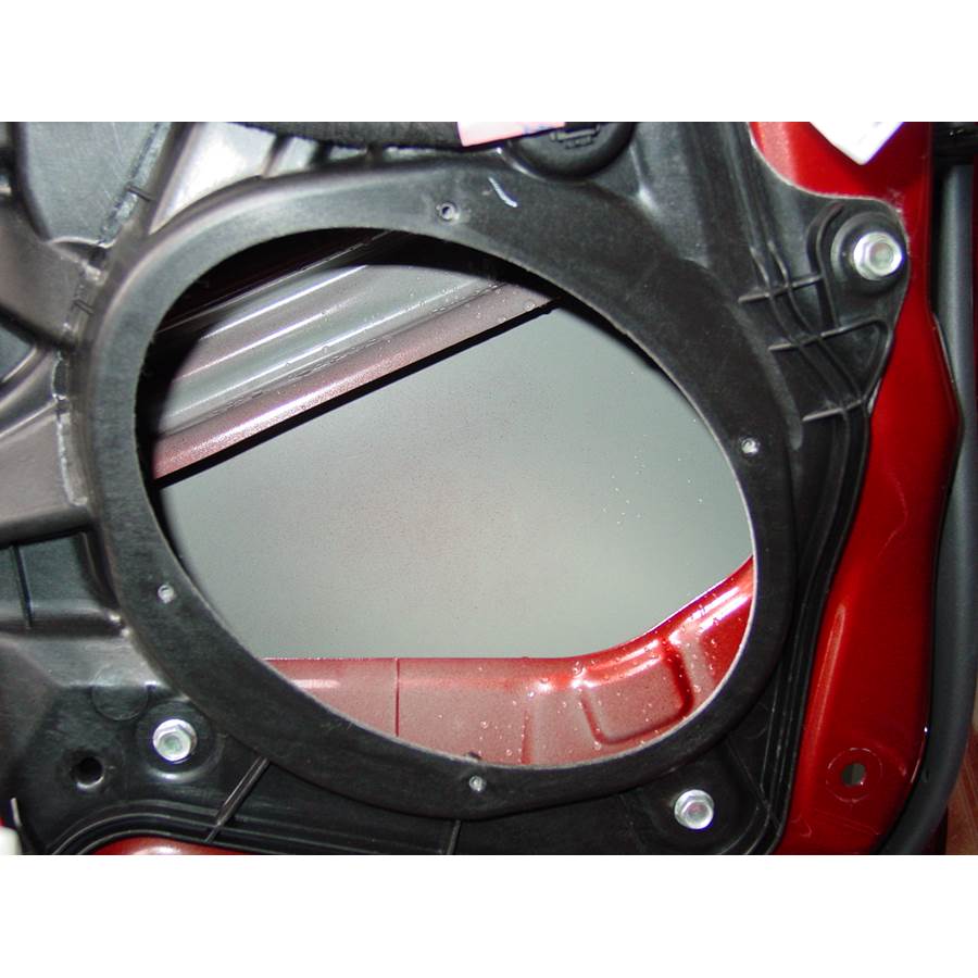 2012 Mazda 3 Rear door speaker removed