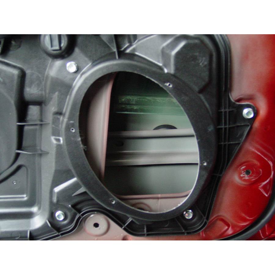 2012 Mazda 3 Front door woofer removed