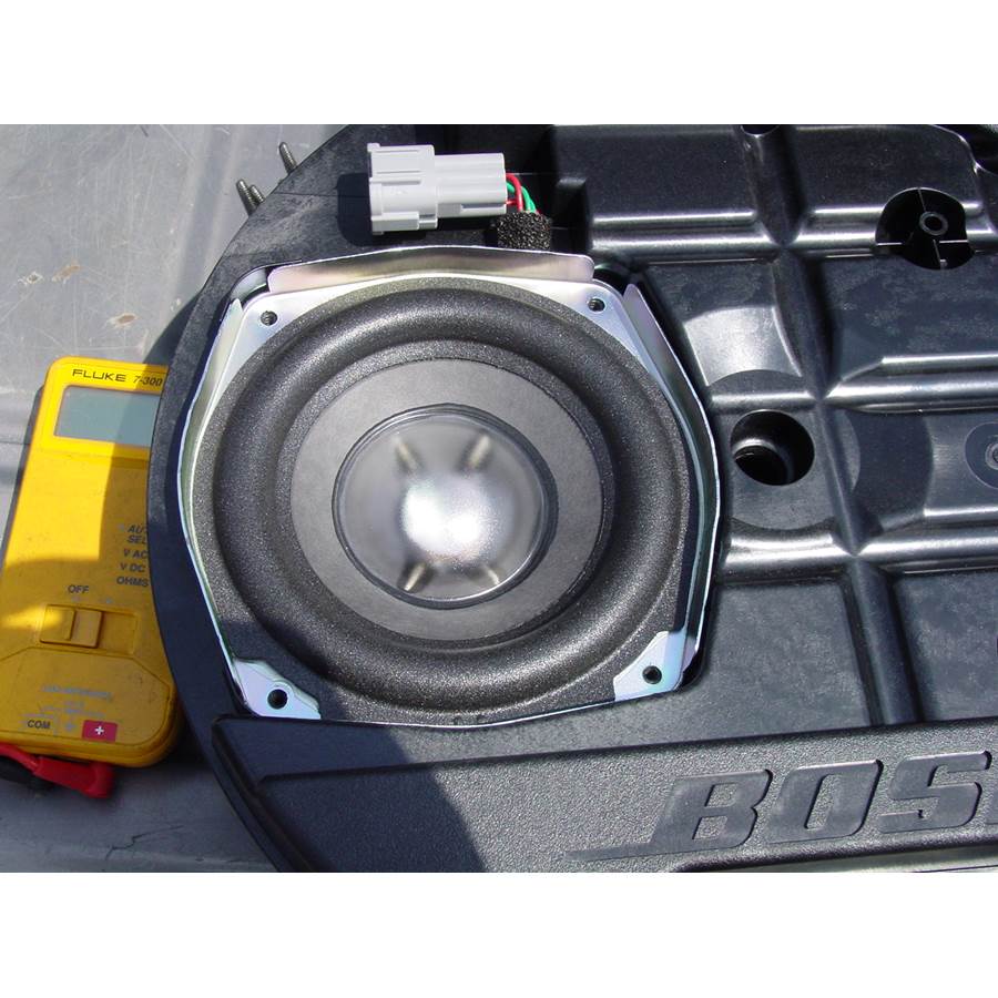 2012 Mazda 3 Under cargo floor speaker