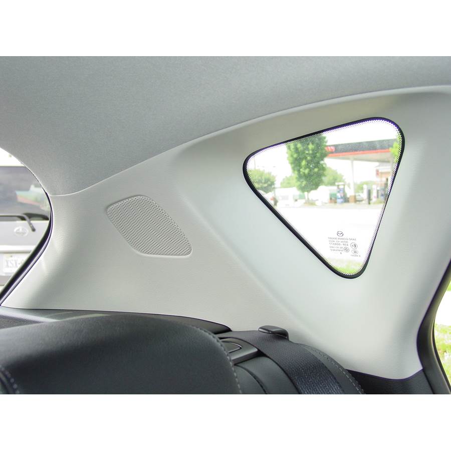 2012 Mazda 3 Rear pillar speaker location