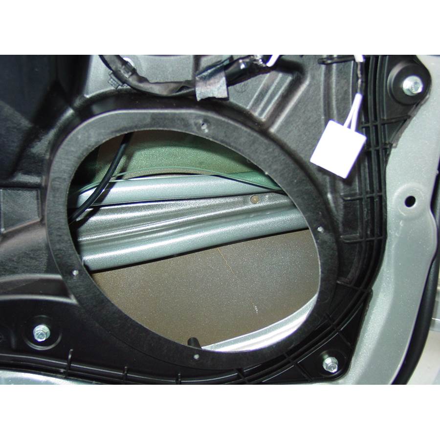 2012 Mazda 6 Rear door speaker removed