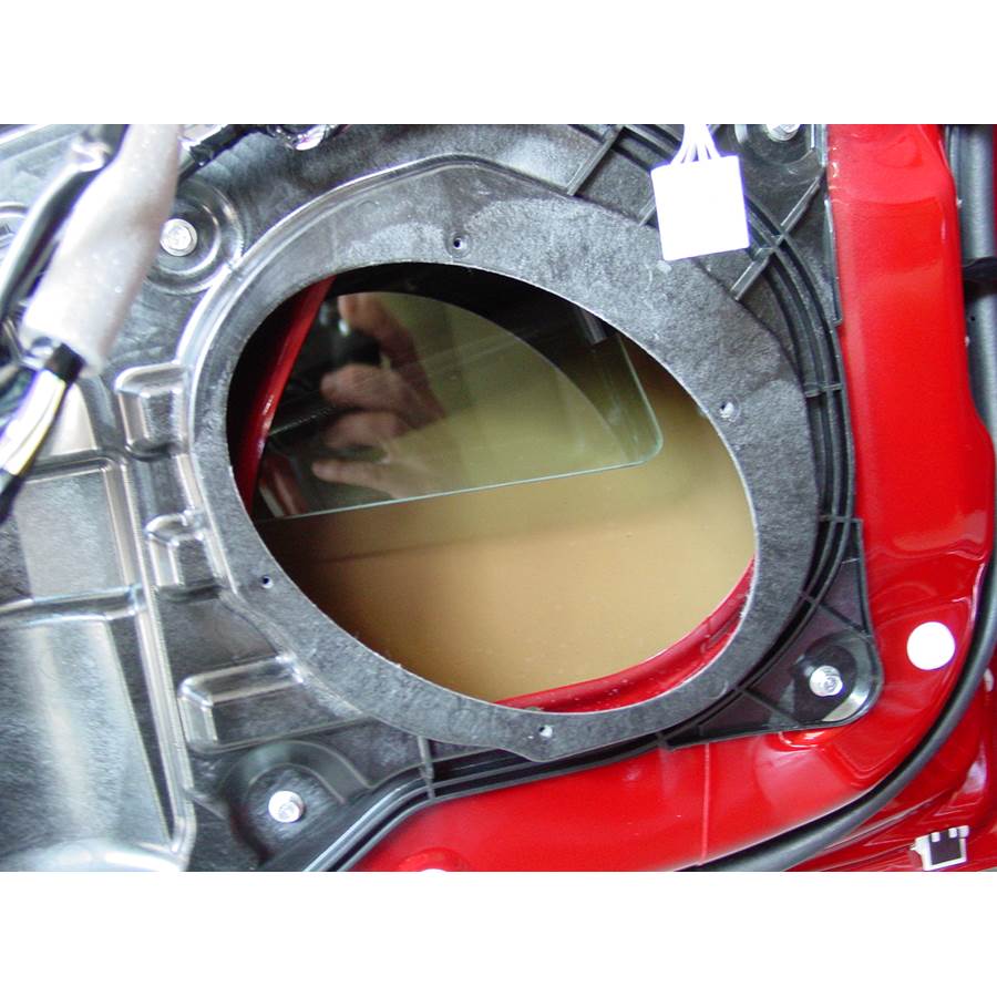 2012 Mazda 6 Front door woofer removed