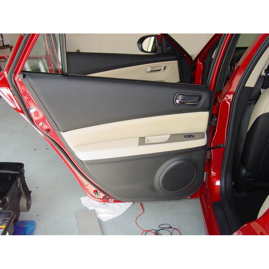 2012 Mazda 6 Rear door speaker location