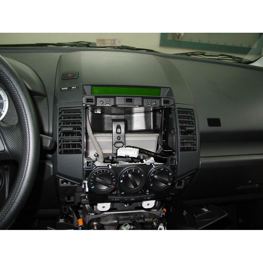2007 Mazda 5 Factory radio removed