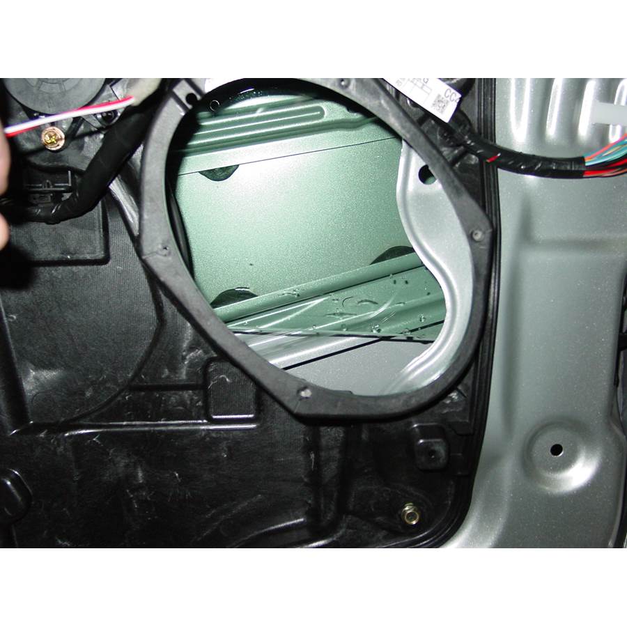 2007 Mazda 5 Front door woofer removed