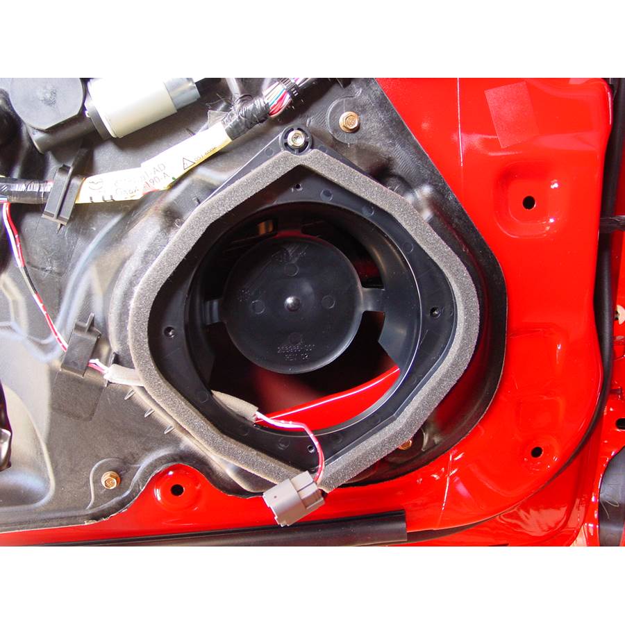 2007 Mazda 6 Front door woofer removed