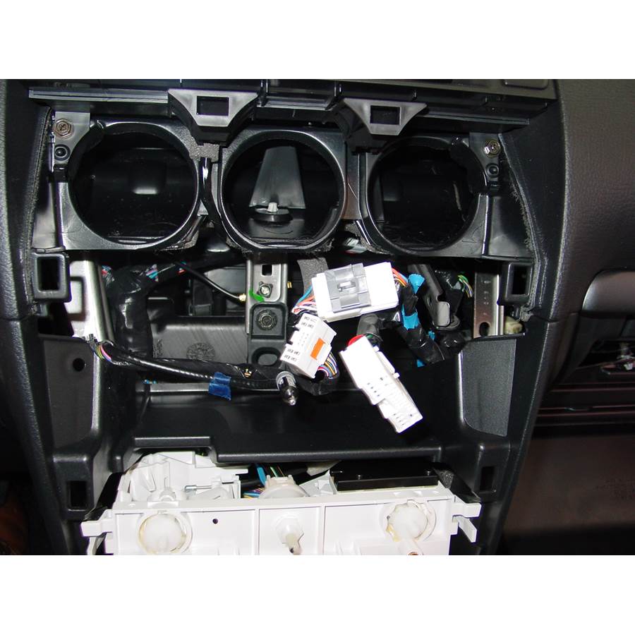 2007 Mazda 6 Factory radio removed