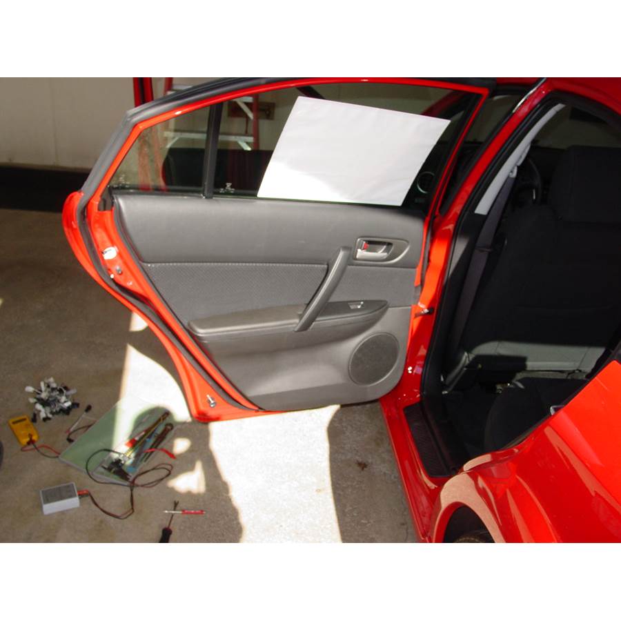 2008 Mazda 6 Rear door speaker location