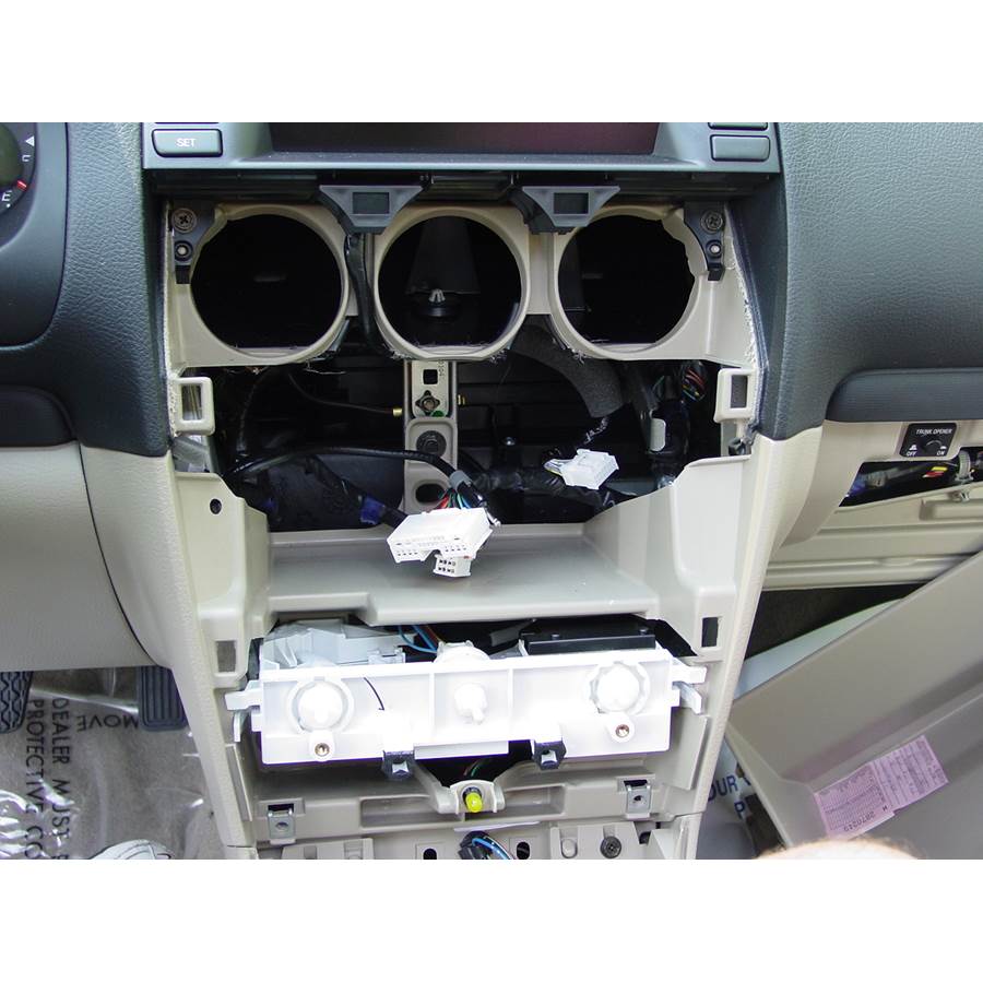 2003 Mazda 6 Factory radio removed