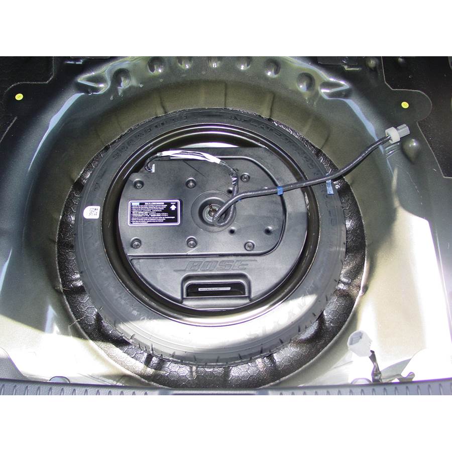 2003 Mazda 6 Under cargo floor speaker location