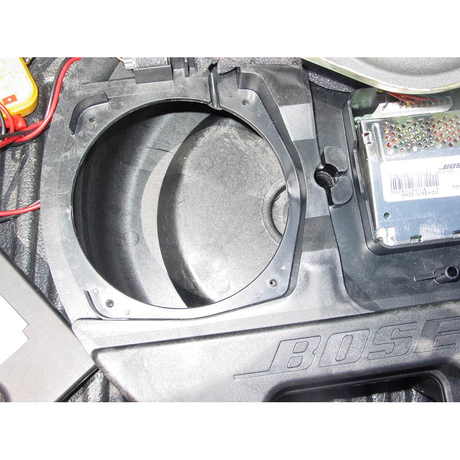 2003 Mazda 6 Under cargo floor speaker removed