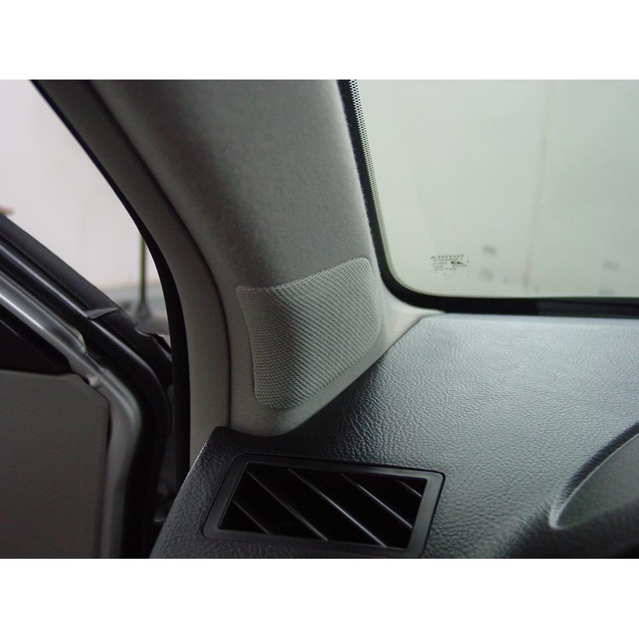 2012 Toyota Avalon Front pillar speaker location