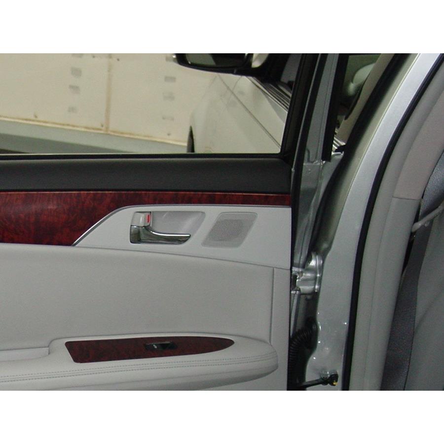 2011 Toyota Avalon Rear door tweeter location