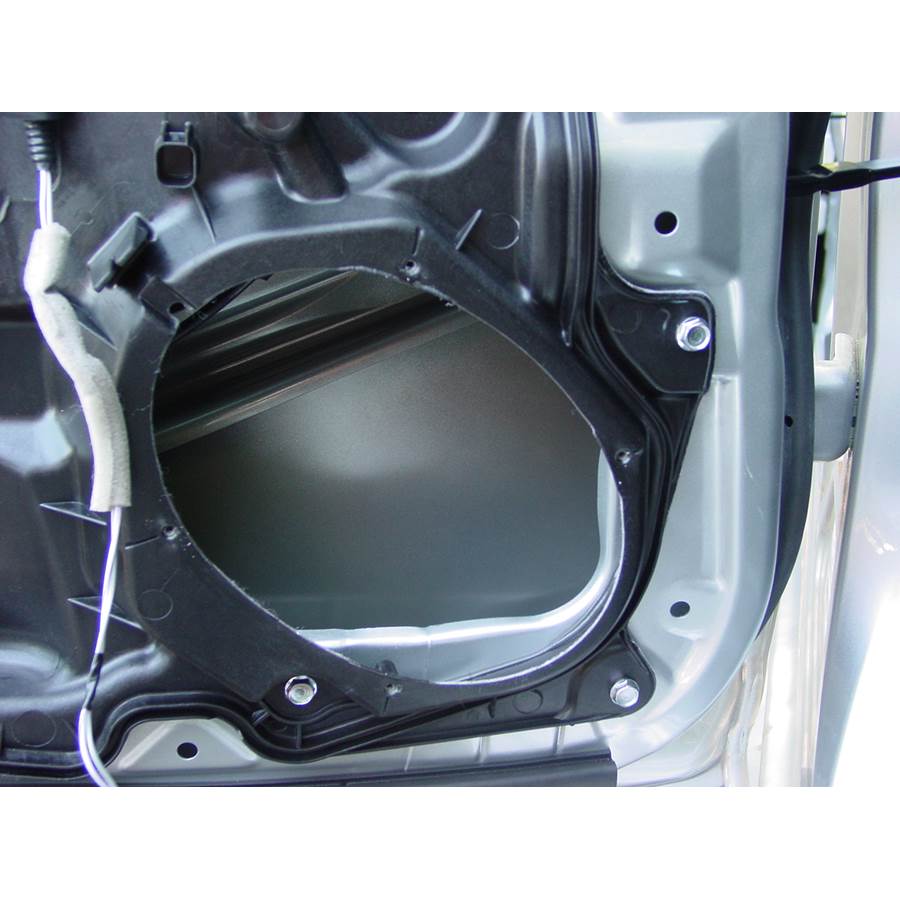 2009 Mazda Mazdaspeed3 Rear door speaker removed