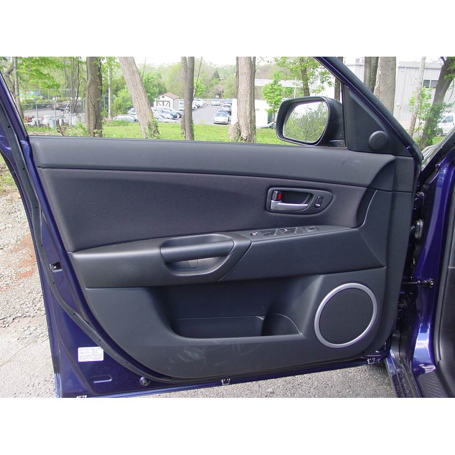2008 Mazda Mazdaspeed3 Front door speaker location