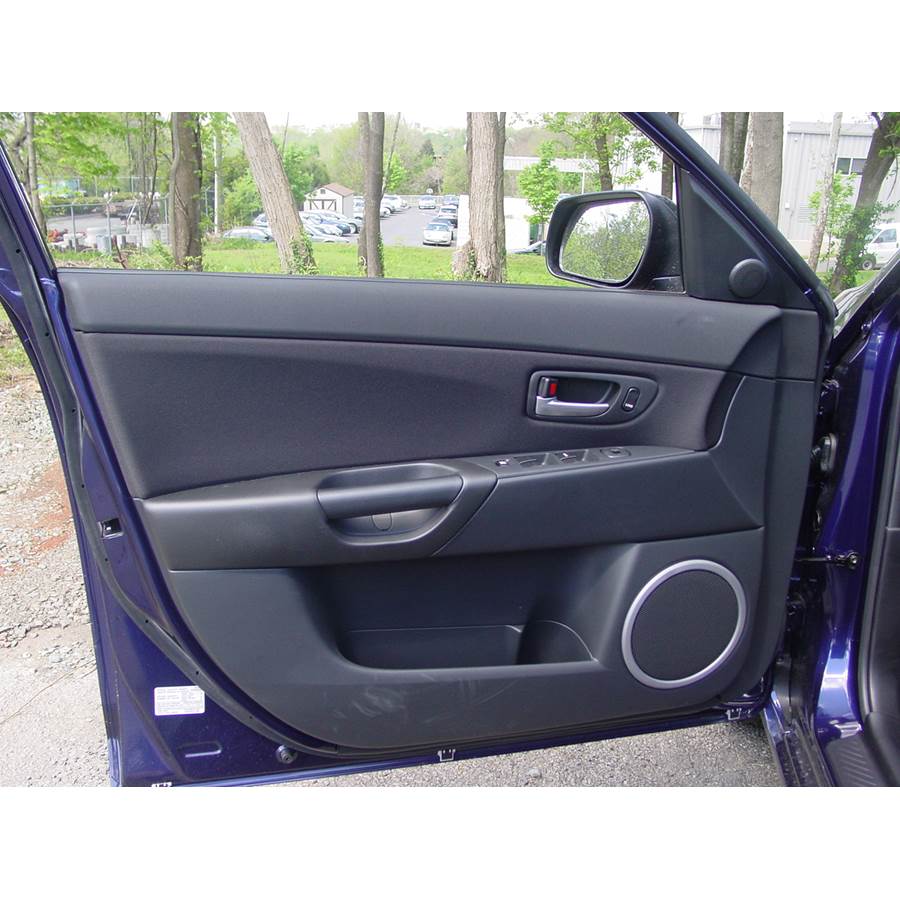2009 Mazda Mazdaspeed3 Front door speaker location