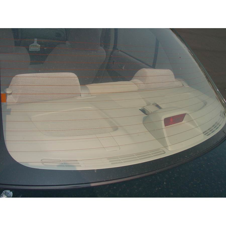 2002 Mazda Protege Rear deck speaker location