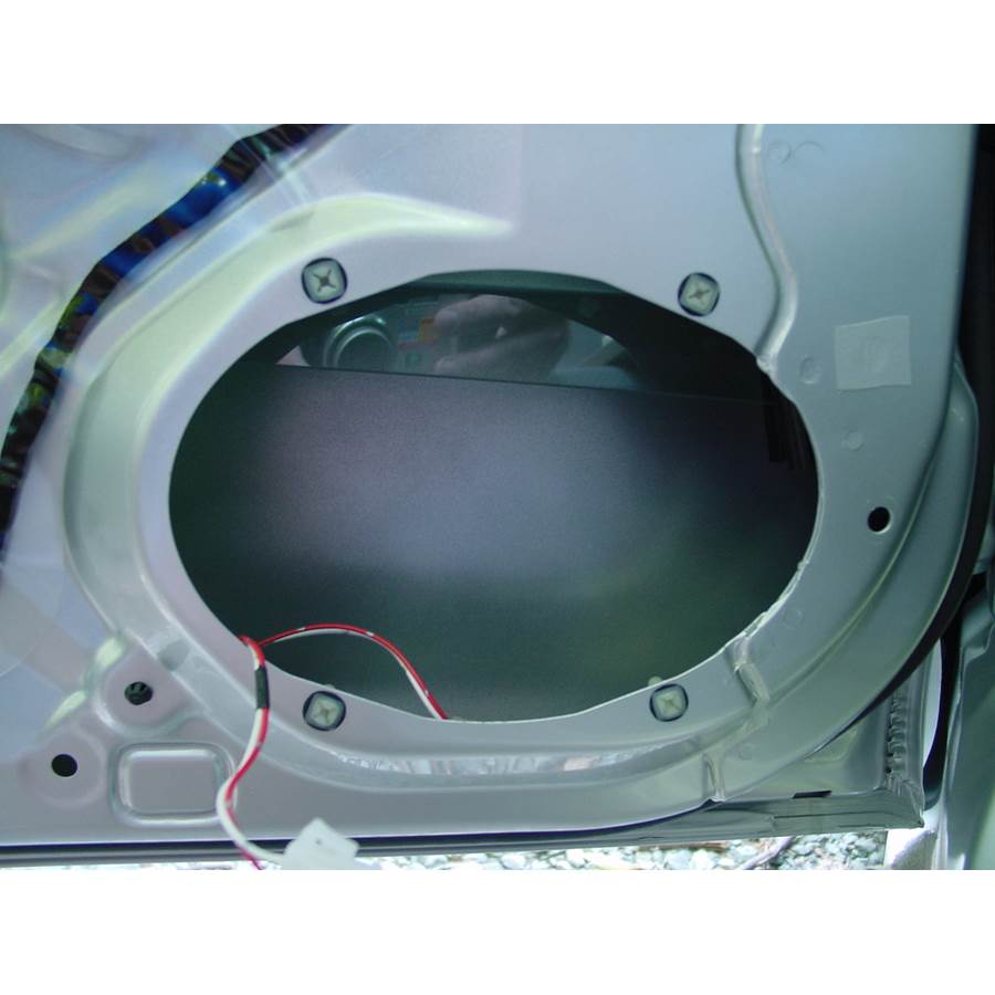 2002 Mazda Protege Front speaker removed