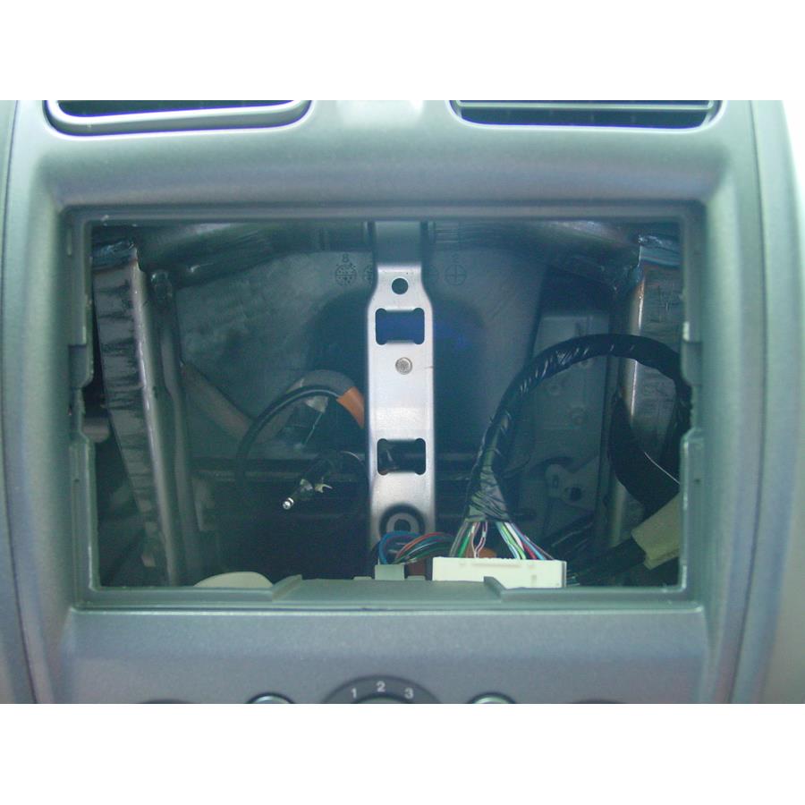 2003 Mazda Protege Factory radio removed