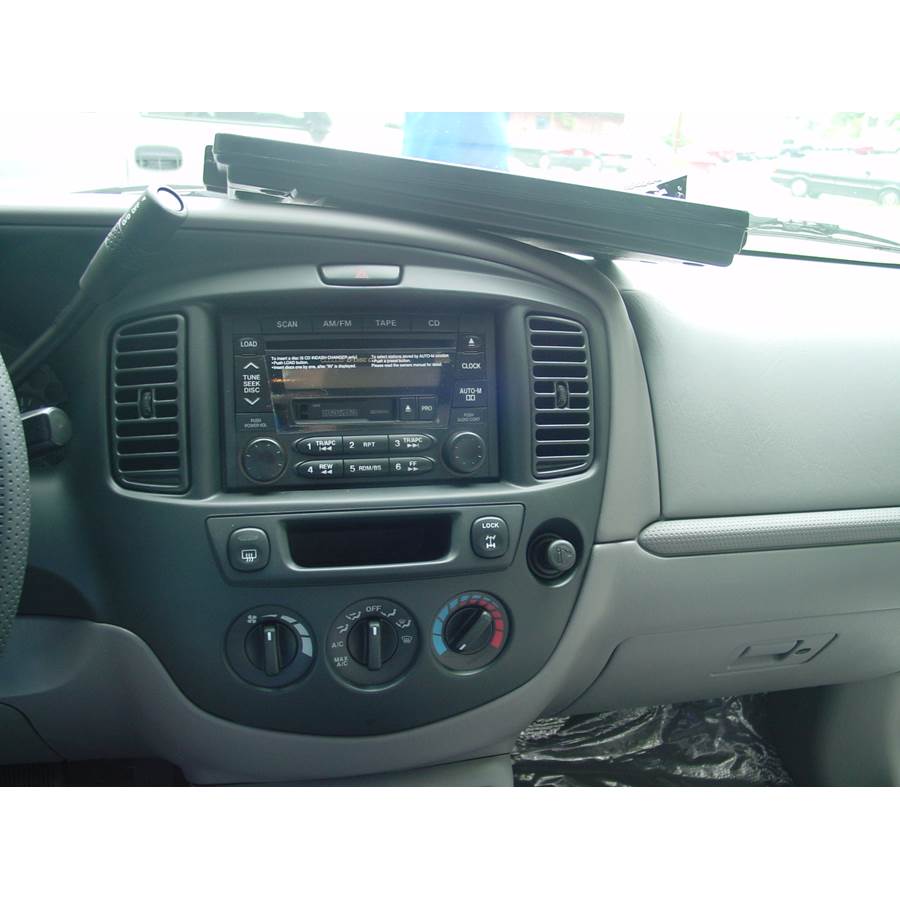 2005 Mazda Tribute Other factory radio option