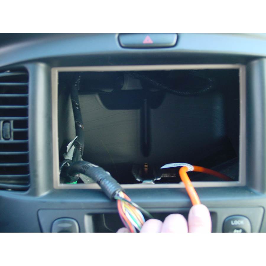 2003 Mazda Tribute Factory radio removed