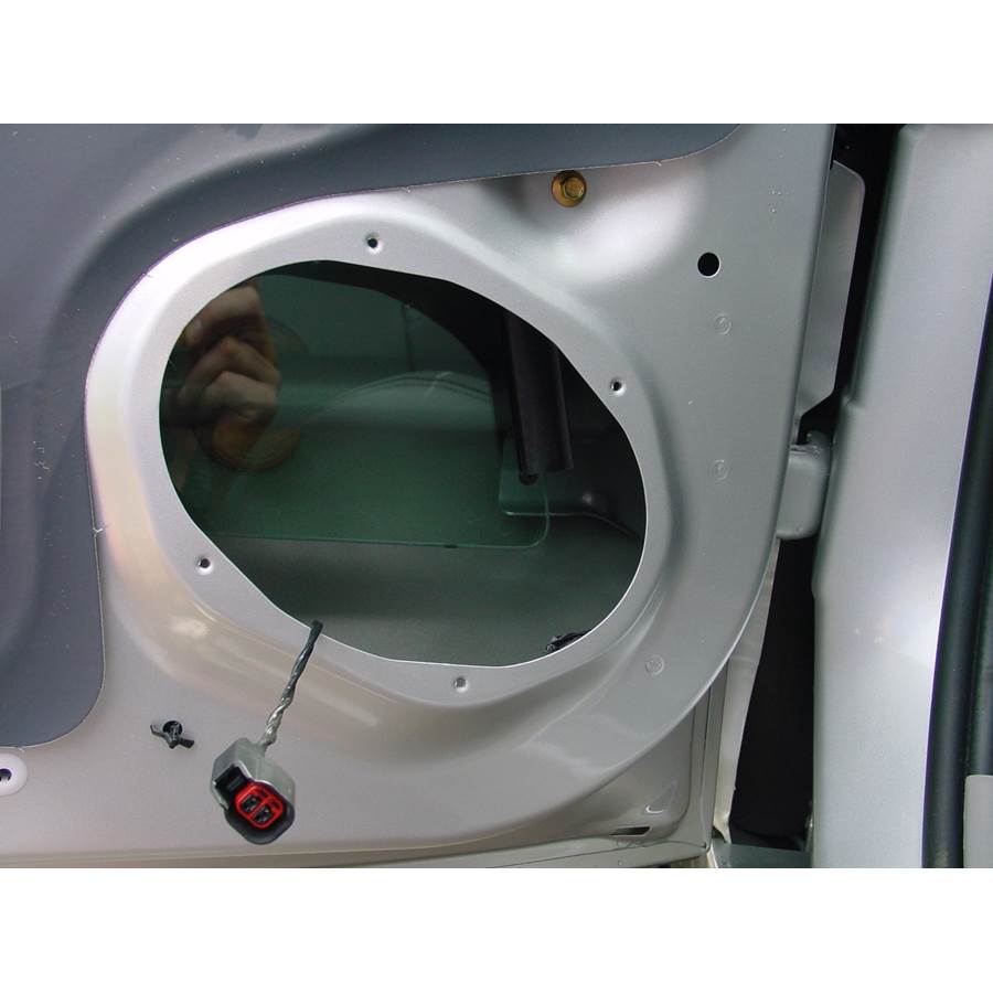 2005 Mazda Tribute Front door woofer removed