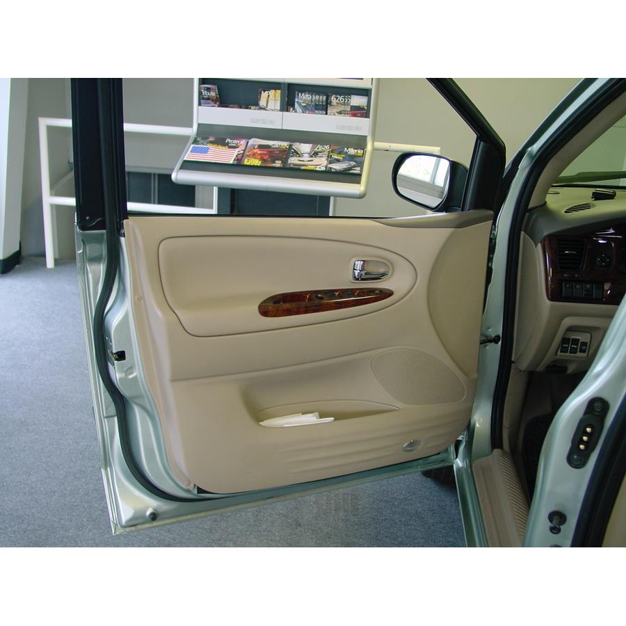 2006 Mazda MPV Front door speaker location