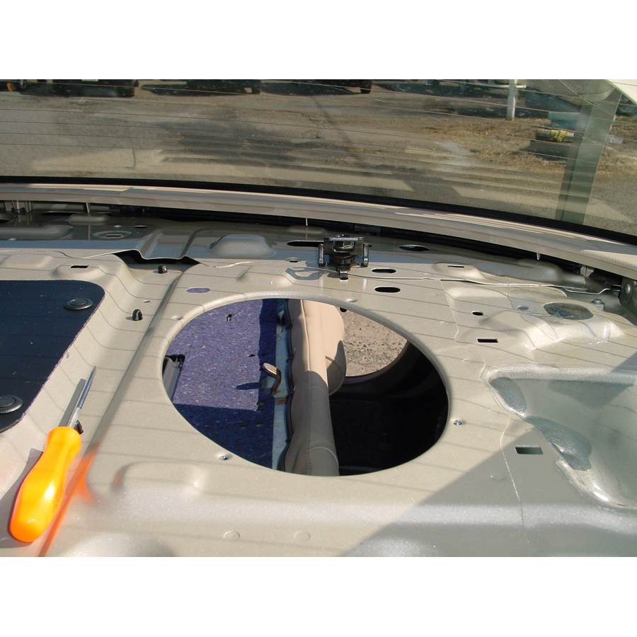 2001 Mazda Millenia Rear deck speaker removed
