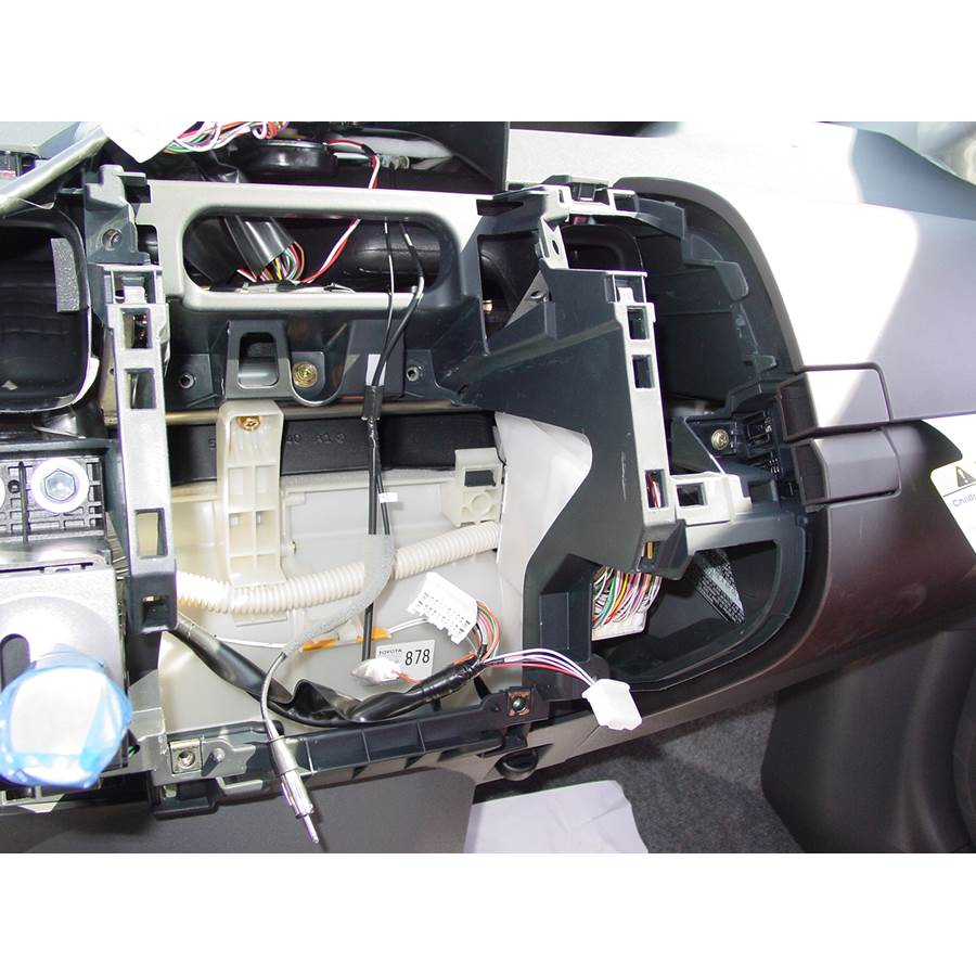 2007 Toyota Prius Factory radio removed